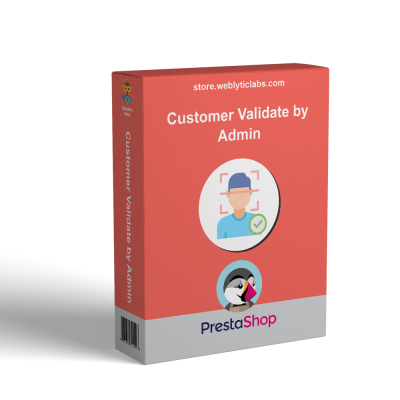 PrestaShop Customer Validate By Admin