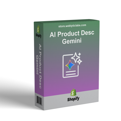 Shopify AI Product Description - ChatGPT AI